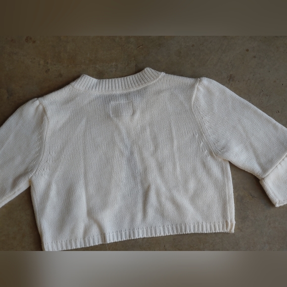 Vintage Justice Cream Sequins Cardigan - Picture 7 of 8